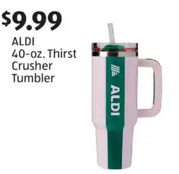 Aldi ALDI 40-oz. Thirst Crusher Tumbler offer