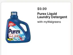 Walgreens Purex Liquid Laundry Detergent offer