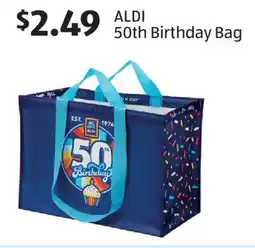 Aldi ALDI 50th Birthday Bag offer