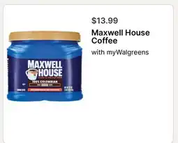 Walgreens Maxwell House Coffee offer