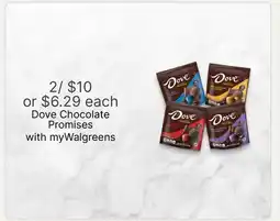 Walgreens Dove Chocolate Promises offer