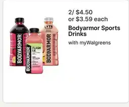 Walgreens Bodyarmor Sports Drinks offer