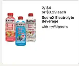 Walgreens SueroX Electrolyte Beverage offer