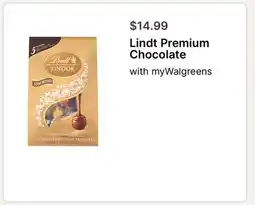 Walgreens Lindt Premium Chocolate offer