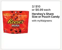 Walgreens Hershey's Share Size or Pouch Candy offer