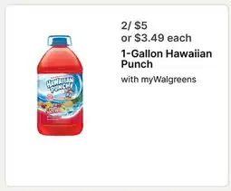 Walgreens 1-Gallon Hawaiian Punch offer