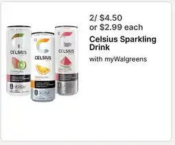 Walgreens Celsius Sparkling Drink offer