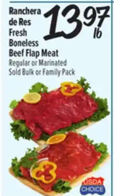 El Super Fresh Boneless Beef Flap Meat offer