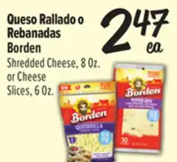 El Super Shredded Cheese, 8 Oz. or Cheese Slices, 6 Oz offer