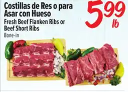 El Super Fresh Beef Flanken Ribs or Beef Short Ribs offer