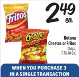 El Super Cheetos or Fritos Chips offer