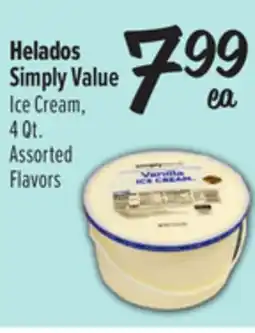 El Super Simply Value Ice Cream offer