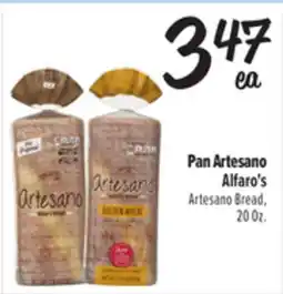El Super Alfaro's Artesano Bread offer