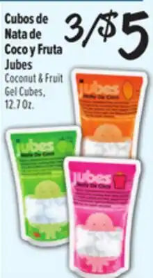 El Super Jubes Coconut & Fruit Gel Cubes offer