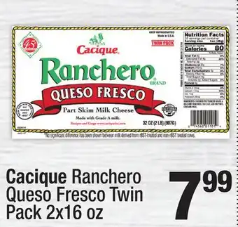 Super King Markets Cacique Ranchero Queso Fresco offer