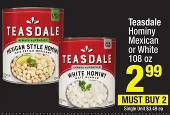 Super King Markets Teasdale Hominy or White offer