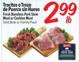 El Super Fresh Fresh Boneless Pork Stew Meat or Cushion Meat offer
