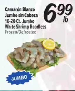 El Super Fresh Jumbo White Shrimp Headless offer