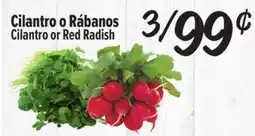 El Super Fresh Cilantro or Red Radish offer