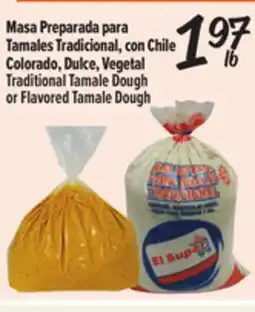 El Super Fresh Traditional Tamale Dough or Flavored Tamale Dough offer