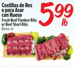 El Super Fresh Fresh Beef Flanken Ribs or Beef Short Ribs offer