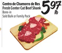 El Super Fresh Fresh Center Cut Beef Shank offer