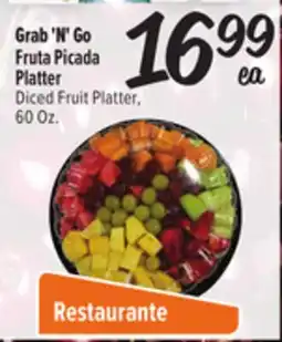 El Super Fresh Grab 'N' Go Diced Fruit Platter offer