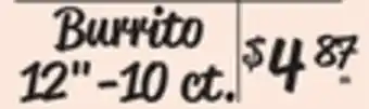 El Super Fresh Burrito offer