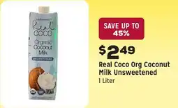 Grocery Outlet Org Coconut Milk Unsweetened offer