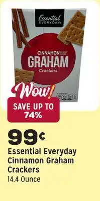 Grocery Outlet Cinnamon Graham Crackers offer