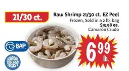 Foodmaxx Raw Shrimp 21/30 ct. EZ Peel offer