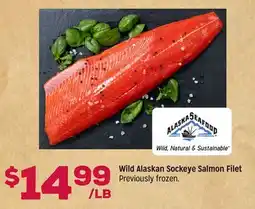 Grocery Outlet Wild Alaskan Sockeye Salmon Filet offer