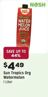 Grocery Outlet Tropics Org Watermelon offer