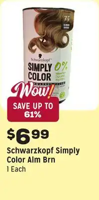 Grocery Outlet Simply Color Alm Brn offer
