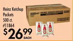 Smart & Final Heinz Ketchup Packets offer
