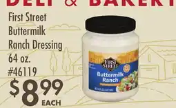 Smart & Final First Street Buttermilk Ranch Dressing offer