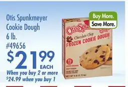 Smart & Final Otis Spunkmeyer Cookie Dough offer