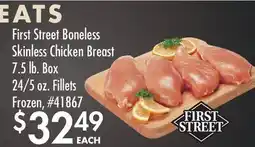 Smart & Final First Street Boneless Skinless Chicken Breast offer