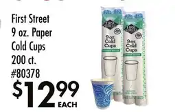 Smart & Final First Street 9 oz. Paper Cold Cups offer
