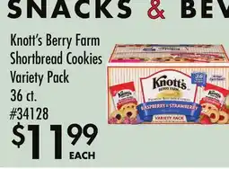 Smart & Final Knott's Berry Farm Shortbread Cookies Variety Pack offer