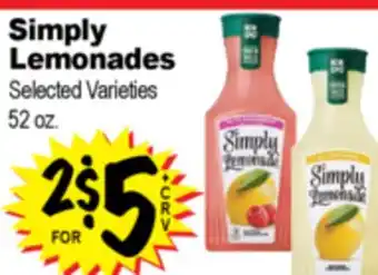 Superior Grocers Simply Lemonades offer