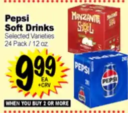 Superior Grocers Pepsi Soft Drinks offer