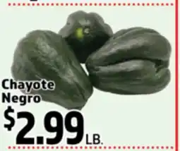 Superior Grocers Chayote Negro offer