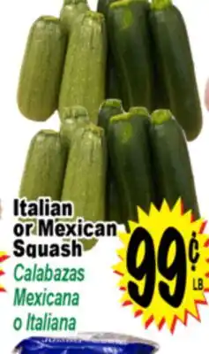 Superior Grocers Italian or Mexican Squash offer