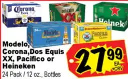 Superior Grocers Modelo Dos Corona, Dos Equis XX, Pacifico or XX, Pacifico or Heineken offer