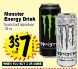 Superior Grocers Monster Energy Drink offer