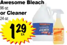 Superior Grocers Awesome Bleach 96 oz. or Cleaner 24 oz offer