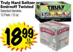 Superior Grocers Truly Hard Seltzer or Smirnoff Twisted offer