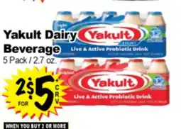 Superior Grocers Yakult Dairy Beverage offer