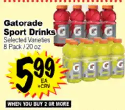 Superior Grocers Gatorade Sport Drinks offer